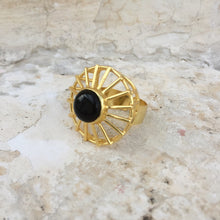 Load image into Gallery viewer, Black Onyx Cage Ring