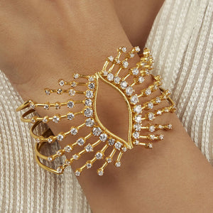 Disco Cuff Bracelet