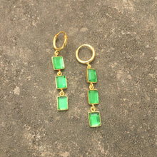 Load image into Gallery viewer, Emerald Green Baali Danglers