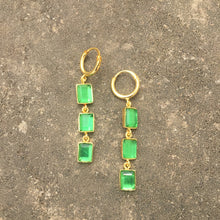 Load image into Gallery viewer, Emerald Green Baali Danglers