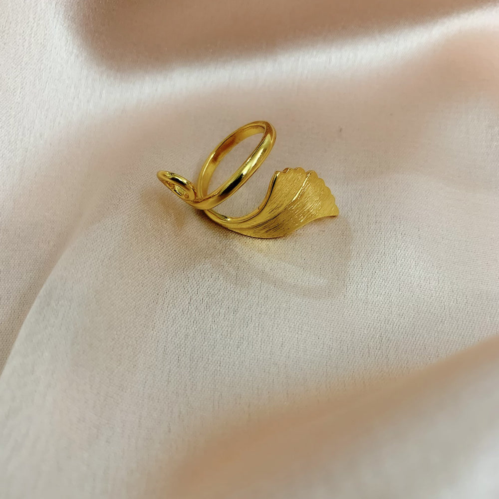 Gold Leaf Ring