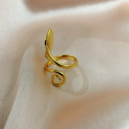Gold Leaf Ring