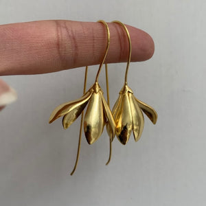 Flower Hook Earrings