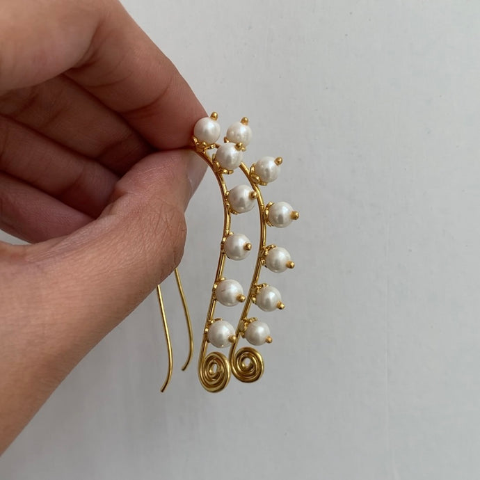 Pearl Hook Earrings