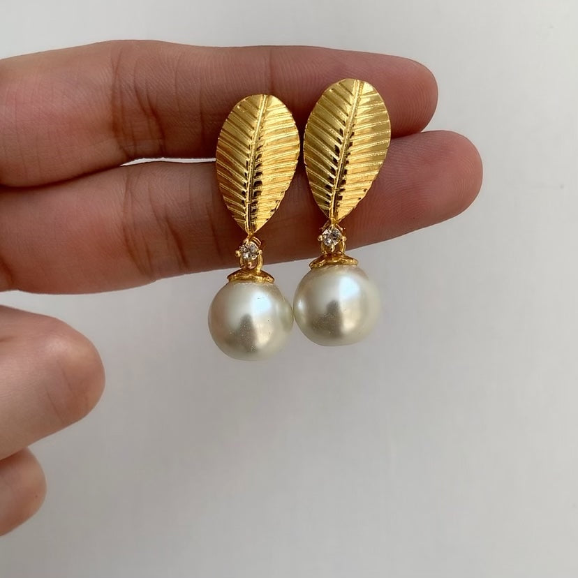 White Pearl Earrings Online in India - Versatile Earrings