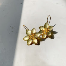 Load image into Gallery viewer, Textured Flower Earrings