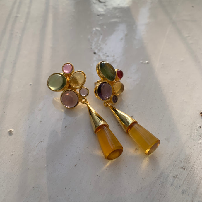 Multi Stone Danglers
