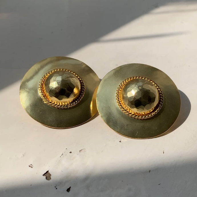 Twisted Statement Big Earrings