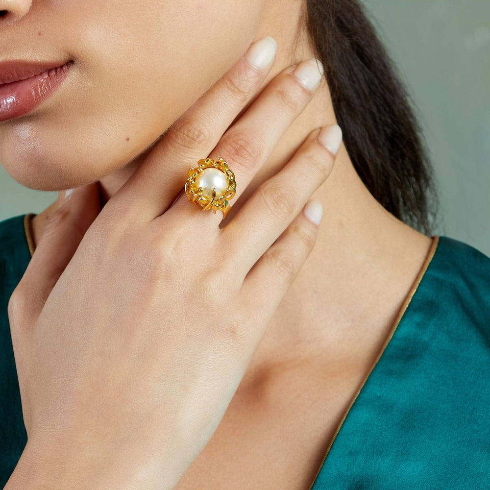 Pearl Blossom Ring