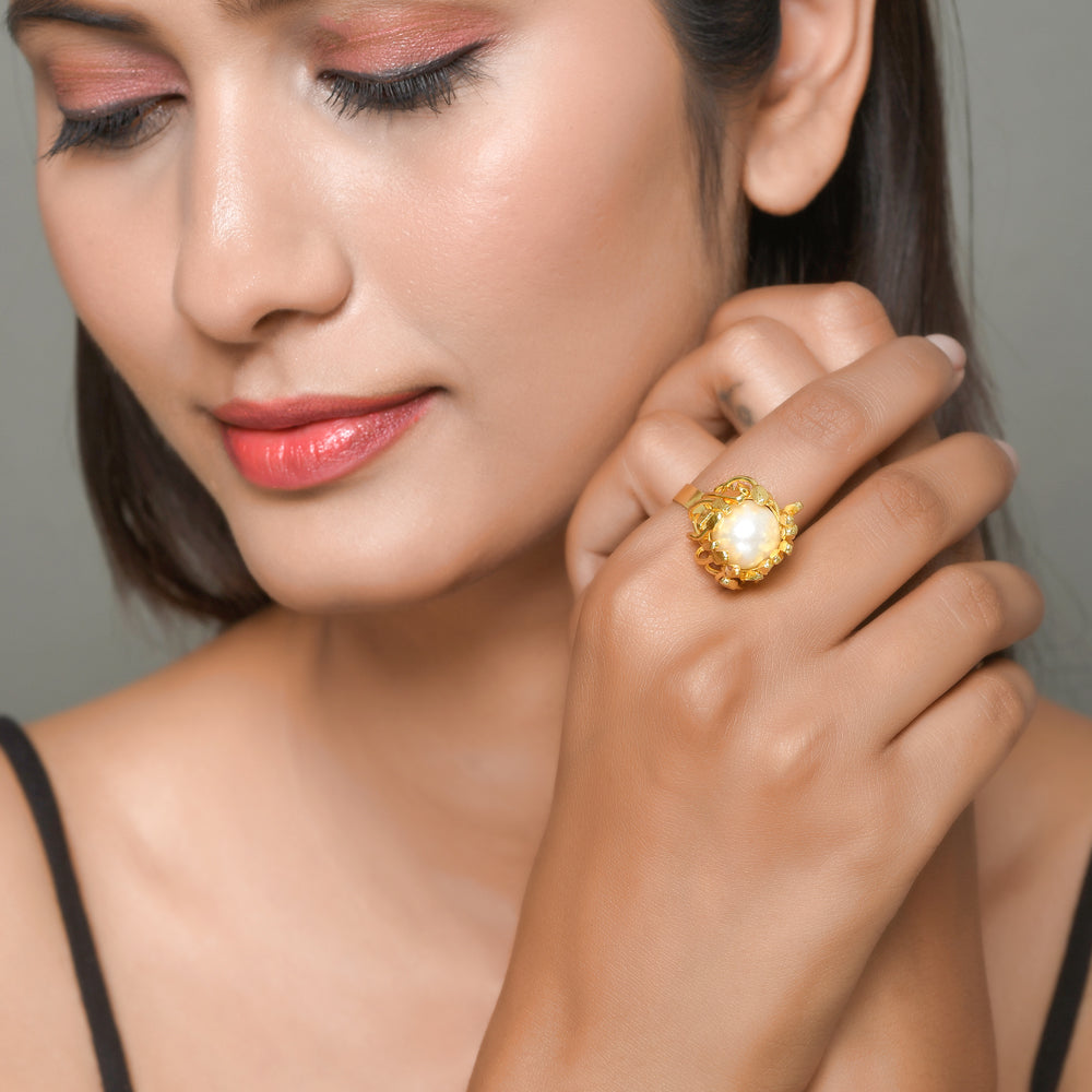 Pearl Blossom Ring