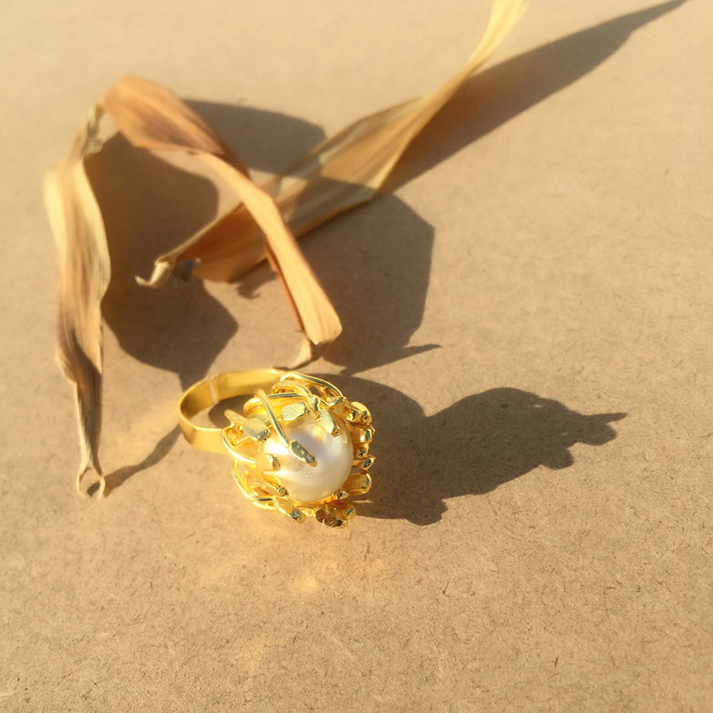Pearl Blossom Ring