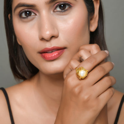 Pearl Blossom Ring