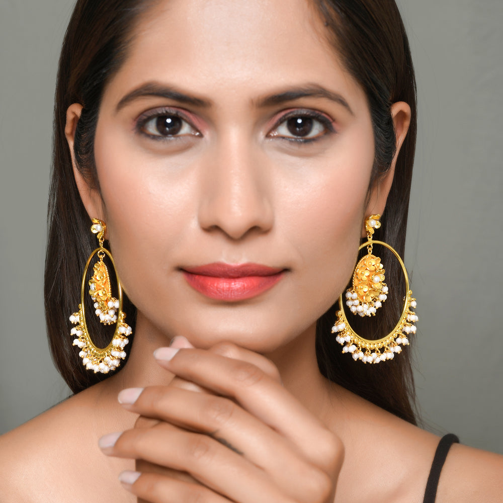 Pearl Cluster Chandbaali