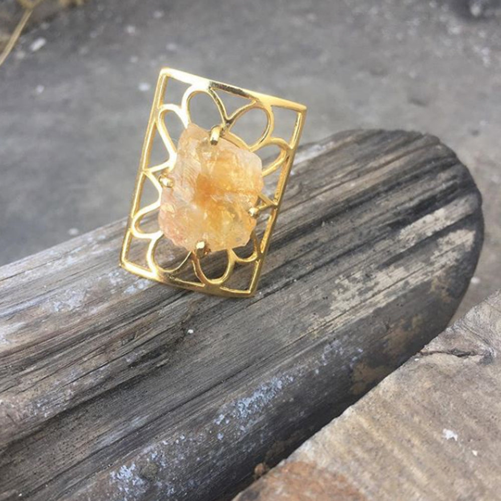 Rough Stone Ring