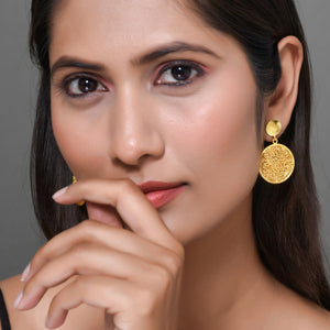 Round Mesh Earrings