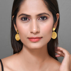 Round Mesh Earrings