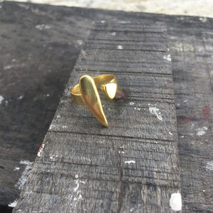 Semi Colon Ring