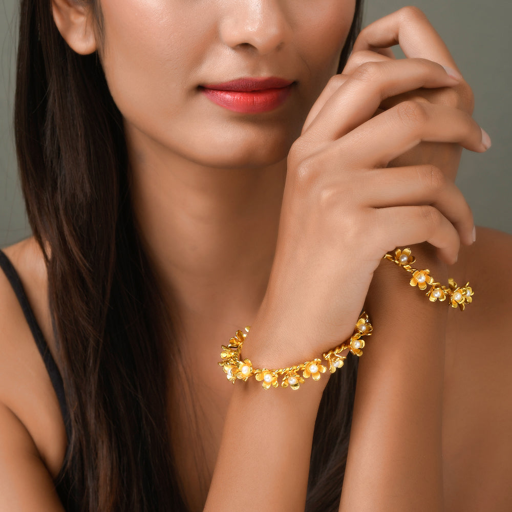 Set of 2 Floral Bangles