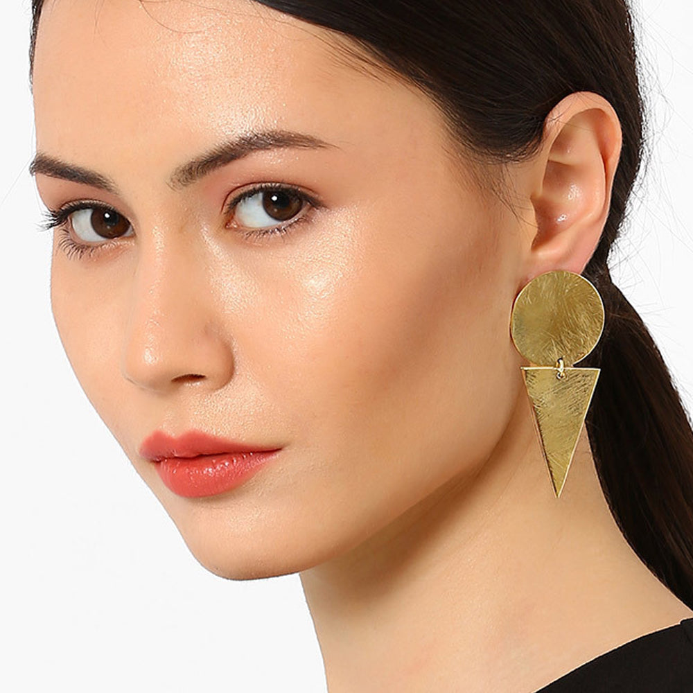 Textured Geometric Earrings